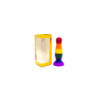 Plug anal ventouse multicouleur taille M 